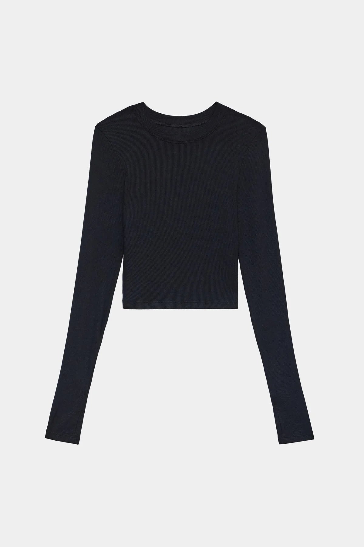 Splits59 Louise Rib Long Sleeve Crop
