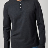 Stone Rose 3 Button Henley