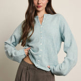 Soft Touch Button Front Cardigan