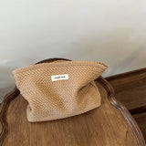 Woven Makeup Bag