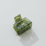 Jade Green Mini Claw Clips