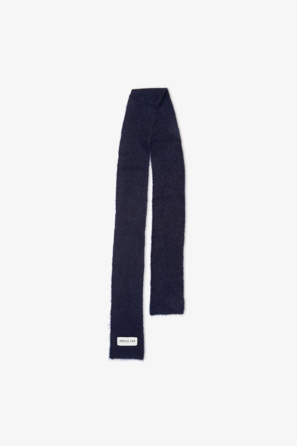 The Alpaca Skinny Scarf - Deep Sea Navy