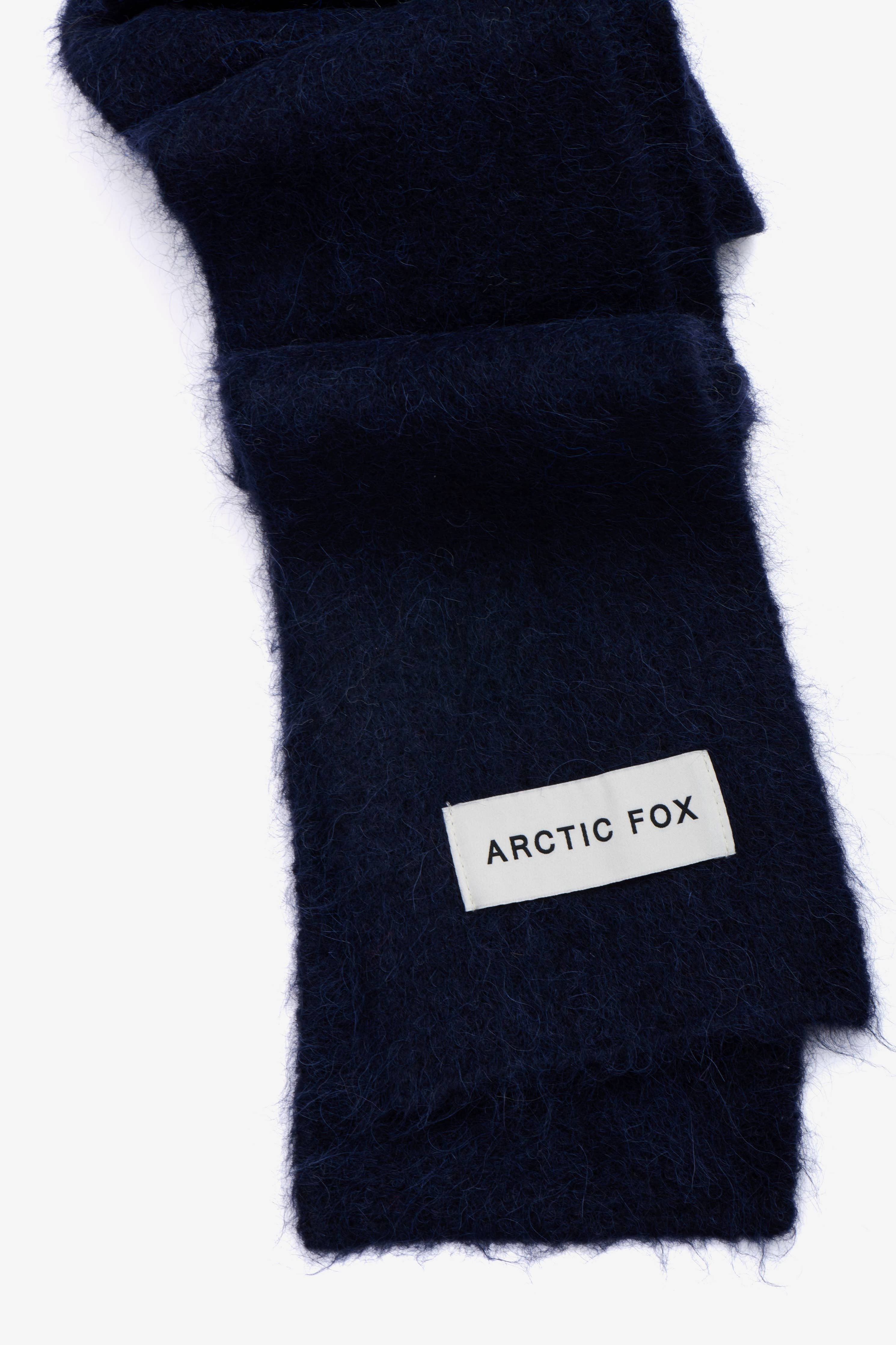 The Alpaca Skinny Scarf - Deep Sea Navy